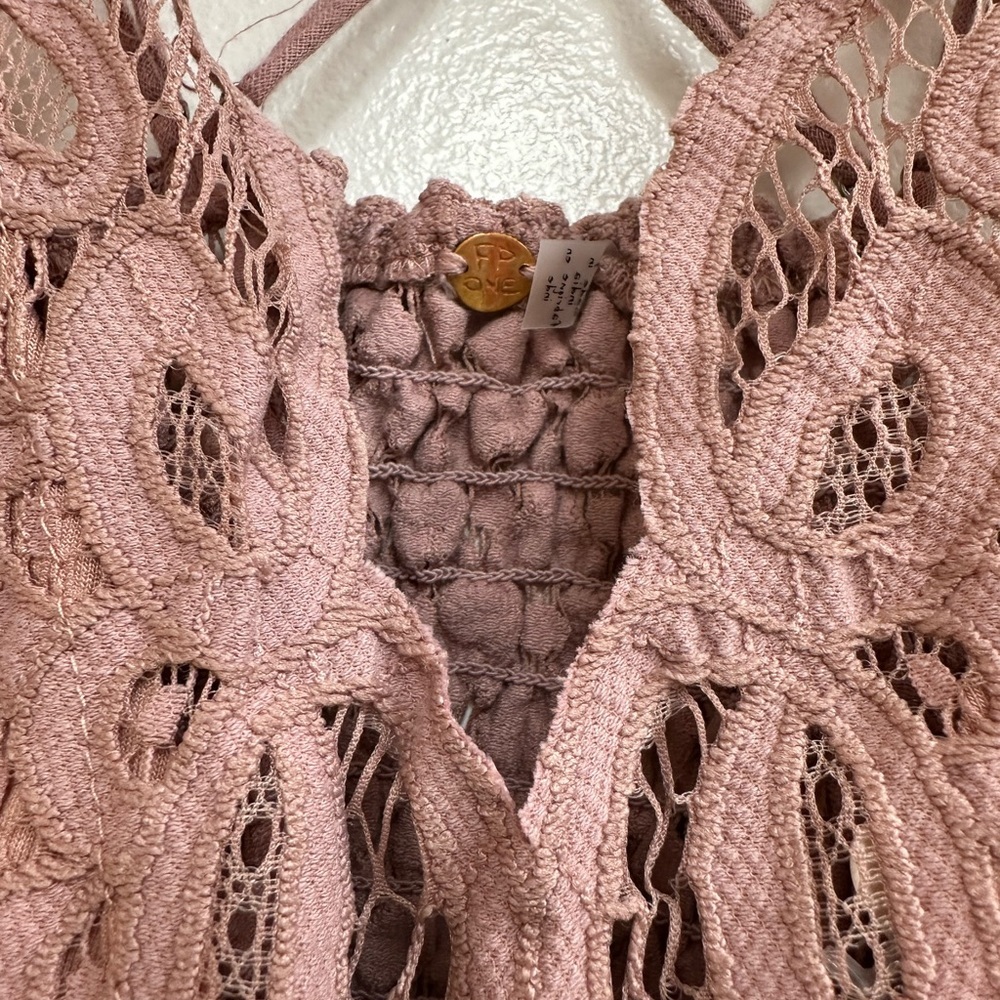 Free People Adella Cami in Mauve/Rose - Picture 5 of 9